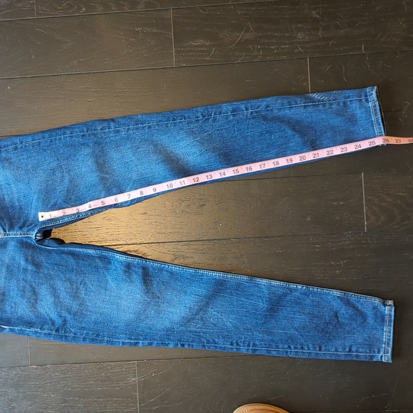 Zara High-Rise Sculpt jeans blue size 4 - Picture 6 of 6